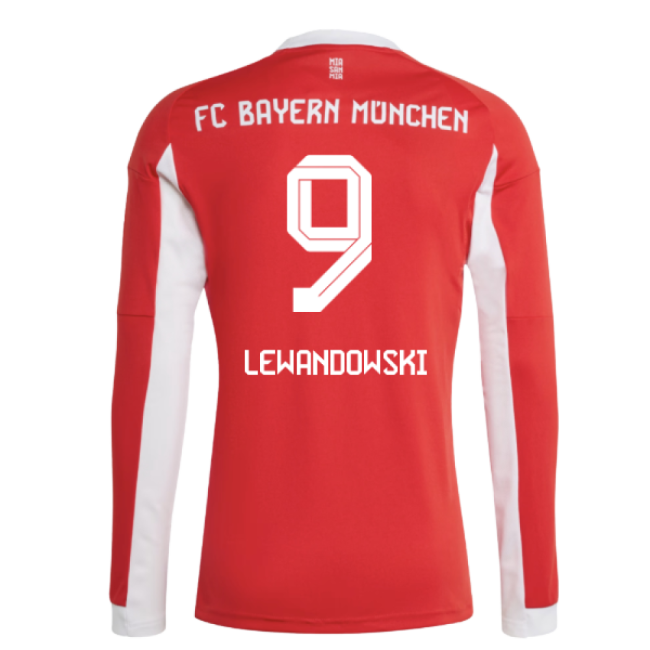 Home Shirt for Bayern Munich Long Sleeve 2025-2026 (Men