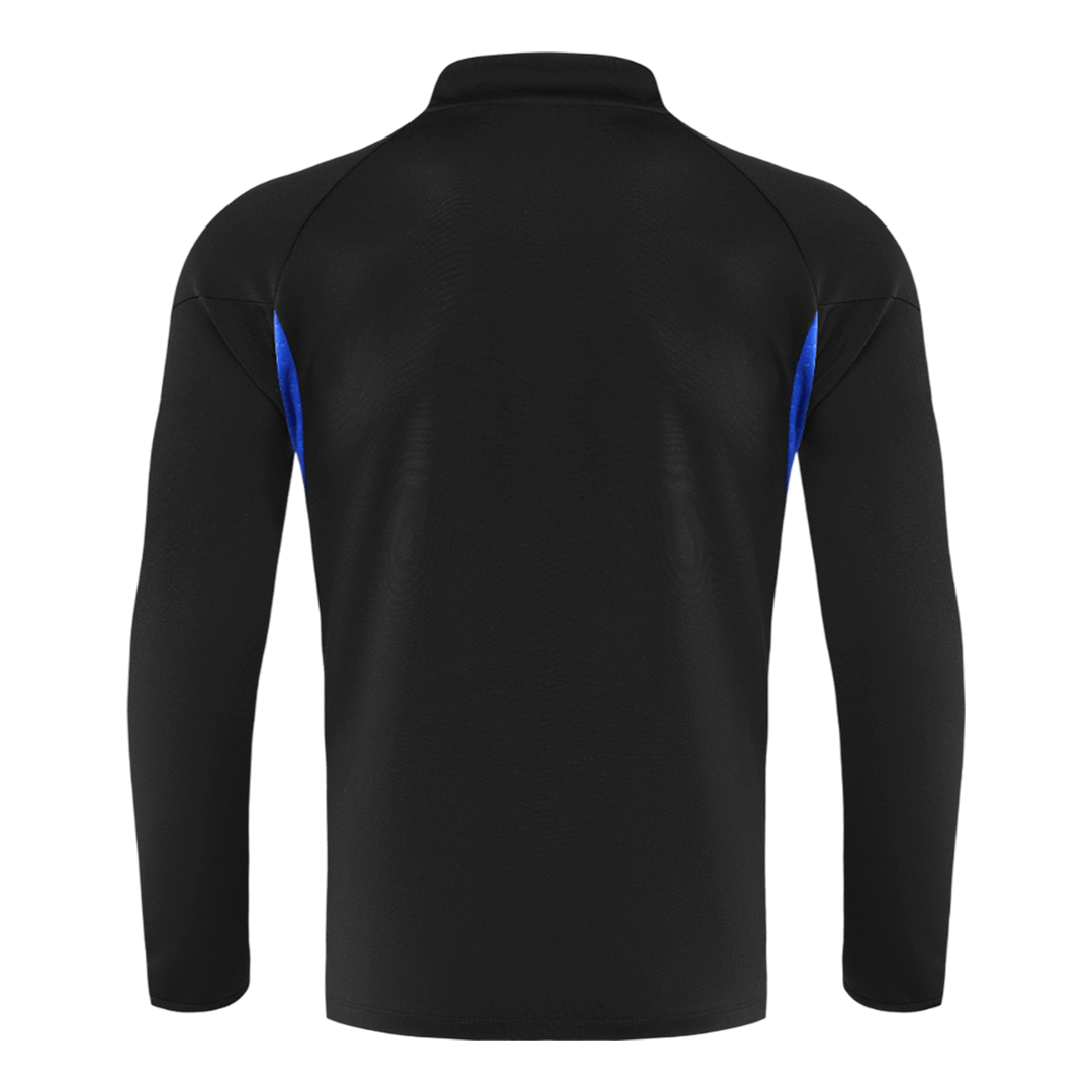 Manchester United 1/4 Zip Tracksuit 2025/26 Kids Black