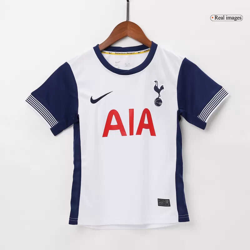 Tottenham Hotspur Kids Home Soccer Jersey 2024/25 (Jersey+Shorts)Authe