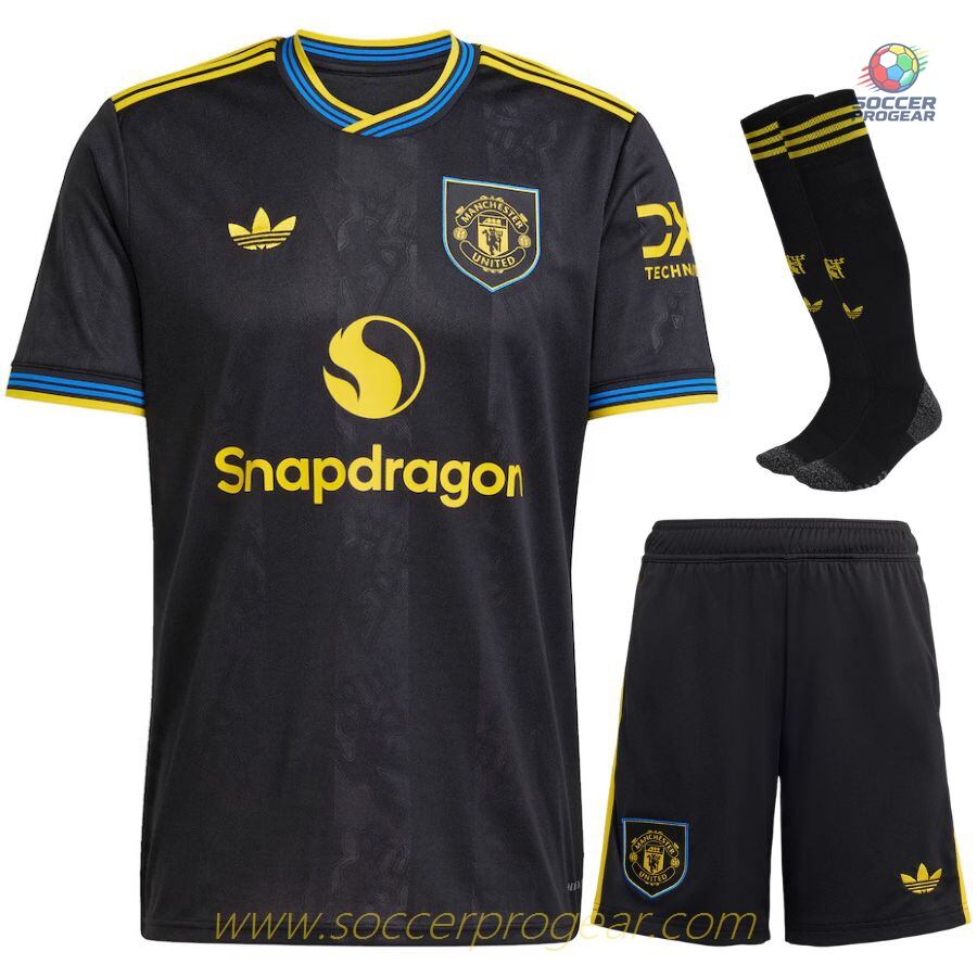 Manchester United Third Child Kit Shirt 2025-2026 Season