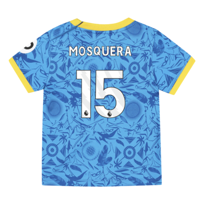 Classic 2025-2026 Wolves Third Baby Kit (Mosquera 15) for Match Day