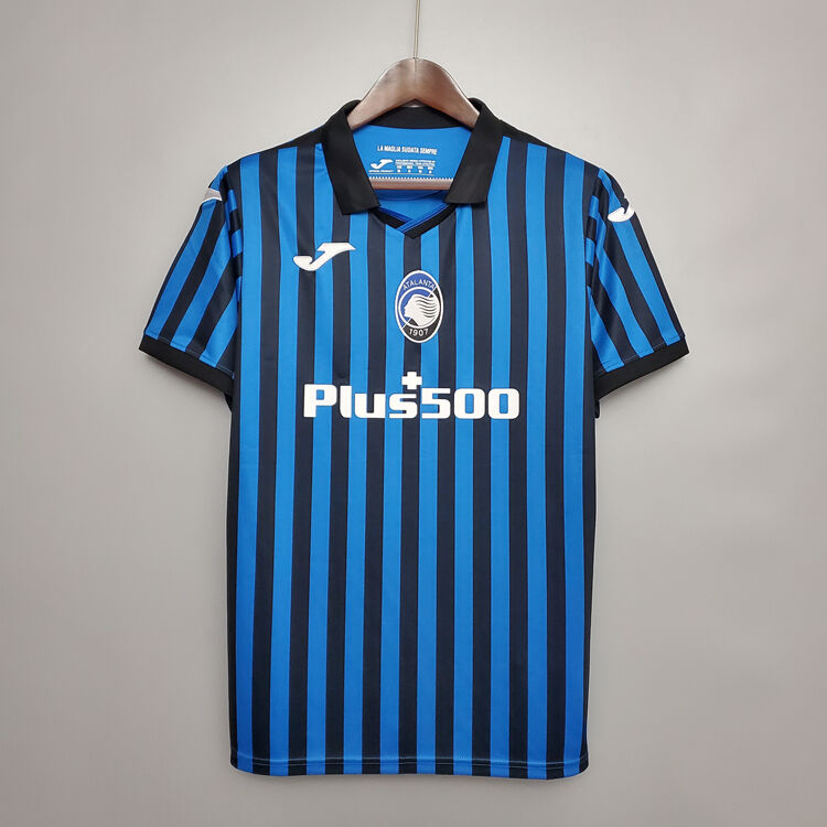 20-21 Atalanta-BC Home Blue Soccer Shirt Jersey - Official Replica