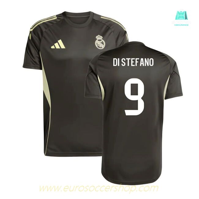 2025-2026 Real Madrid Training Jersey (Utility Grey) (Di Stefano 9)