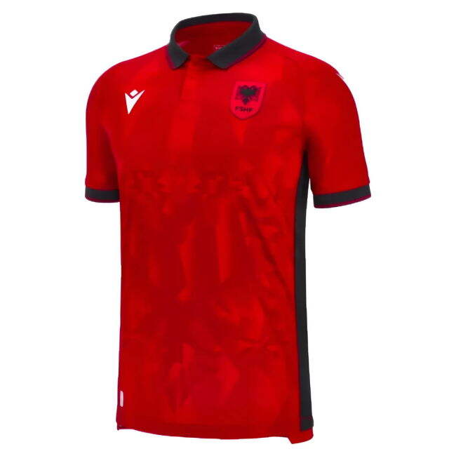 Licensed 2023-2024 Albania UEFA Home Jersey