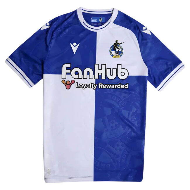 Certified 2025-2026 Bristol Rovers Home Shirt Comfortable Wear