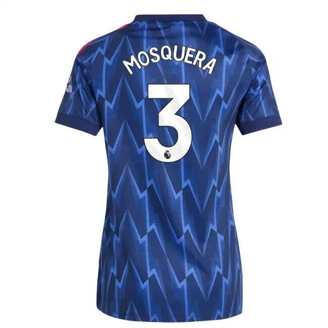 Womens 2025-2026 Arsenal Soccer Club Away Jersey (Mosquera 3)