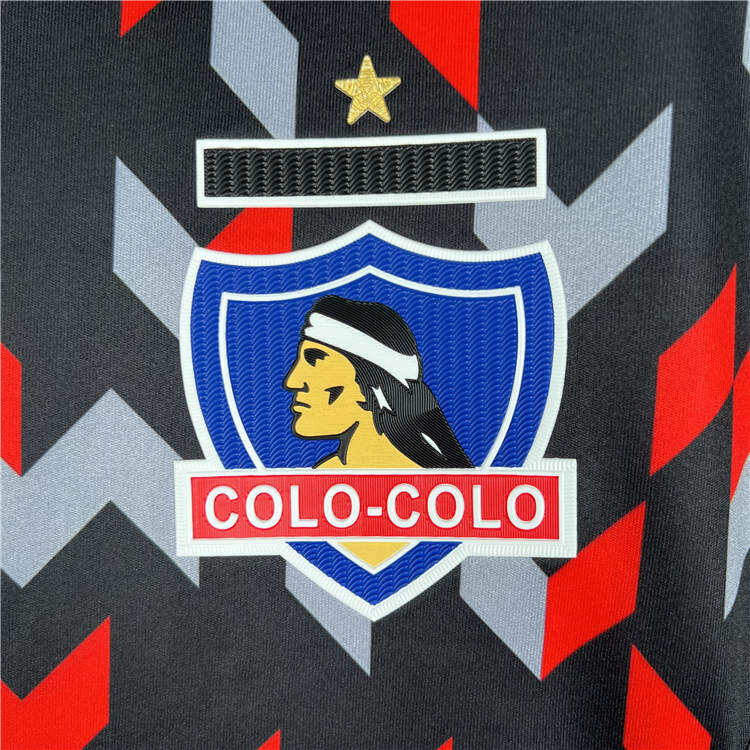 2324 Colo-Colo GreyBlack Training Shirt - Official Replica 7102