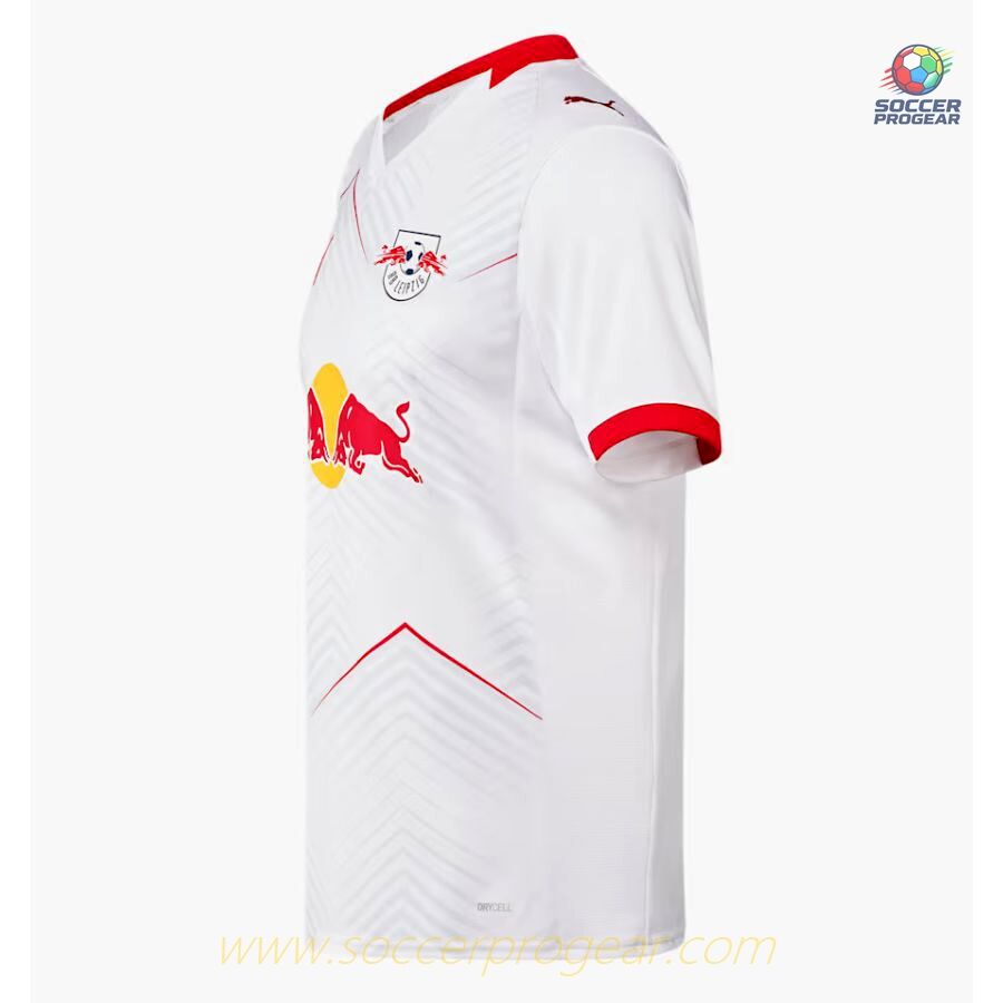 Red Bull Leipzig Home Football Soccer Team Shirt 2025-26 Edition