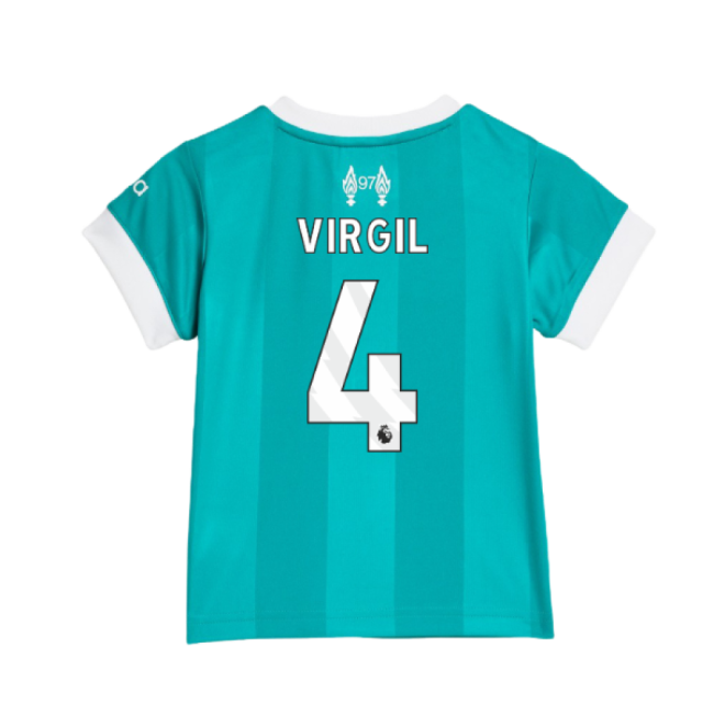 Fashionable Liverpool 2025-2026 Liverpool Third Mini Kit (Virgil 4)...