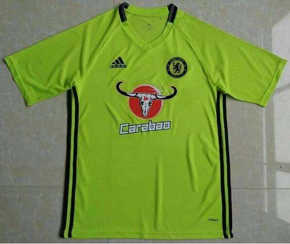 Chelsea Solar Yellow 2016-17 Training Shirt - Official Replica 13924
