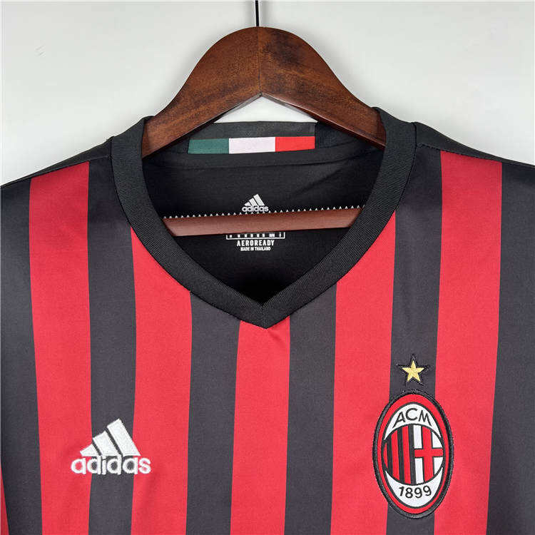 Licensed AC Milan 1617 Retro Home Shirt - Official Replica 8955
