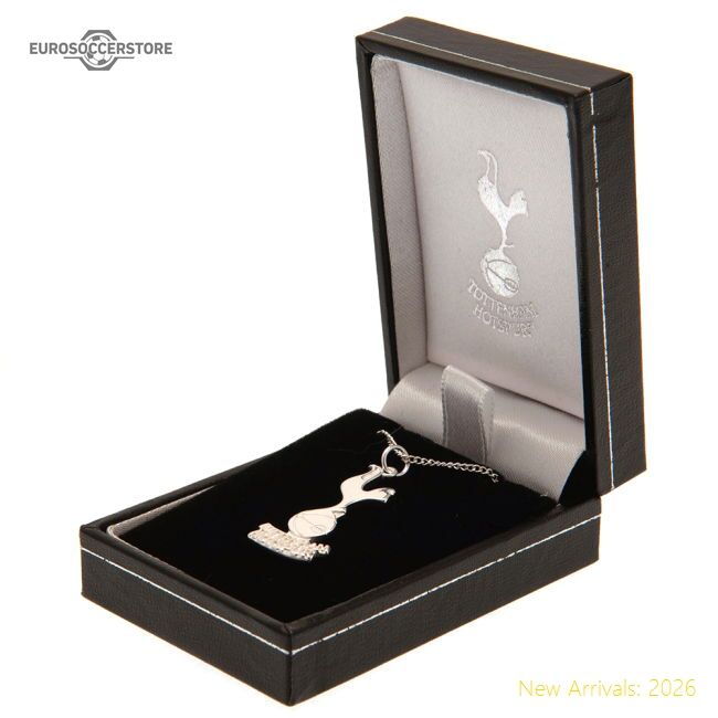 Official Tottenham Hotspur Fc Sterling Silver Pendant & Chain