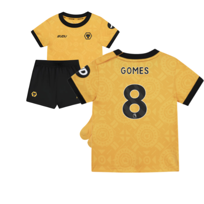 2025-2026 Wolves (wolves) Home - Durable Fabric - English Football