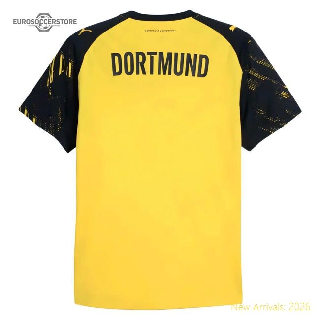 Authentic 2025-2026 Borussia Dortmund Authentic Home Shirt