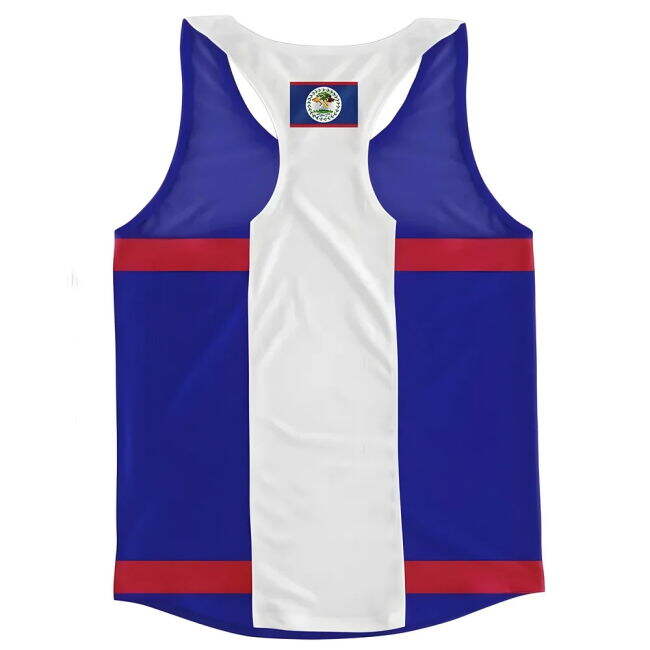 Tournament-Edition Premium-Quality Belize Flag Running Vest