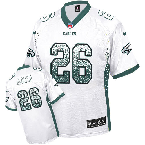 None #None White Drift Fashion Elite NFL Jersey official
