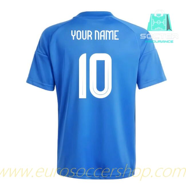 2024-2025 Season Italy Home Football Shirt Kids Edition