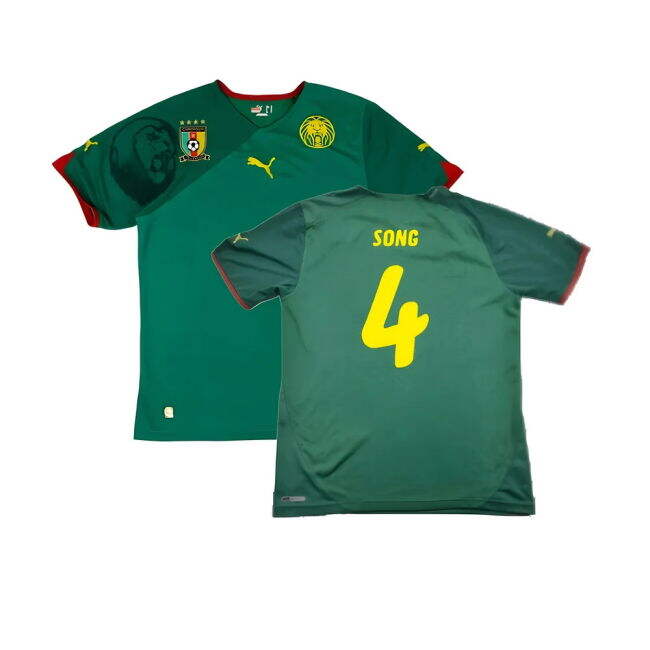 Cameroon Football Team Trendy Home Soccer Jersey (SONG 4)