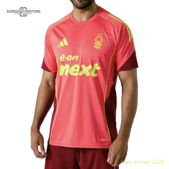 Premium 2025-2026 Nottingham Forest Training Shirt (core Pink) (you