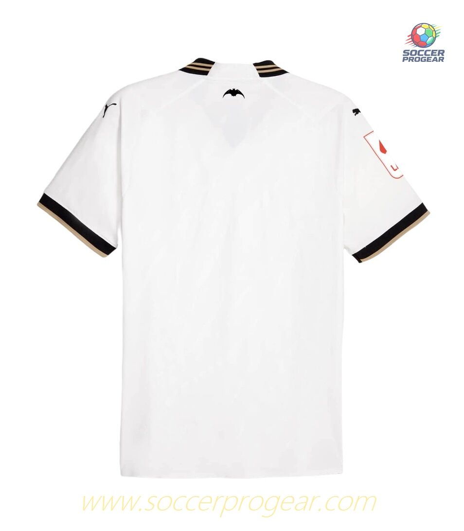 FC Valencia Home Youth Football Kit Football Shirt 2023 2024