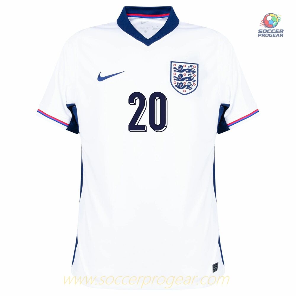 England Home Shirt 2024-2025 Edition Season Foden