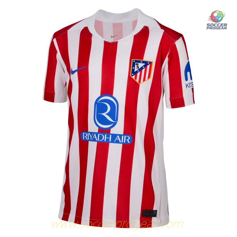 Atletico Madrid Childrenren's Home Team Jersey 2025-2026 Season