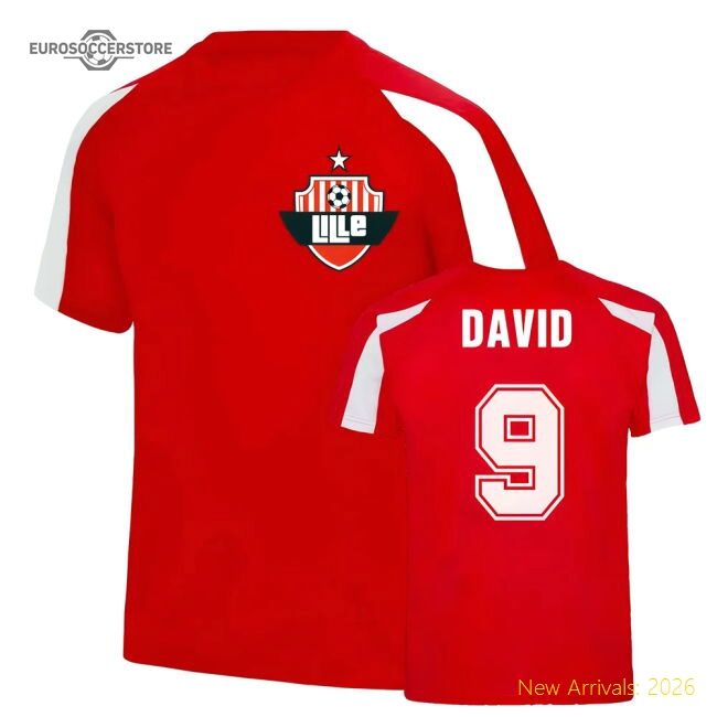 Professional-Grade Lille Sports Training Jersey (Jonathan David 9)