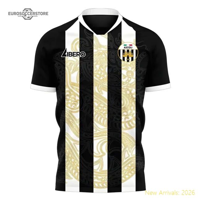Ascoli 2025-2026 Home Concept Football Kit (libero) - Womens