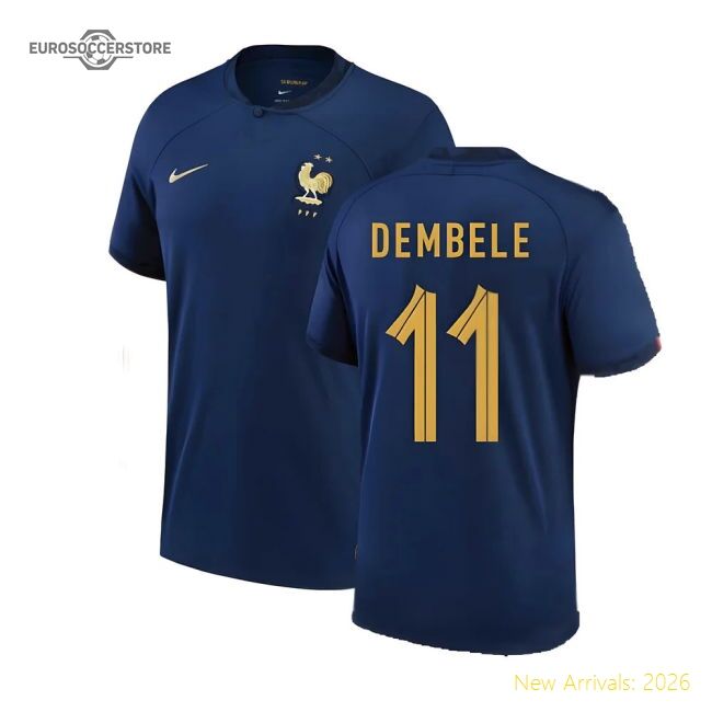 Premium France 2022-2023 Home Jersey - Breathability Athletic
