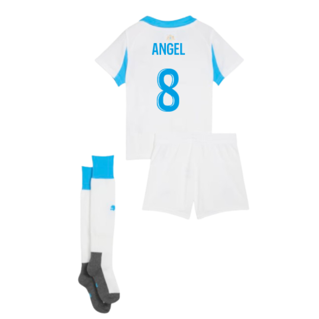 Marseille Senior Team Elite Quality Home Player Jersey (Angel 8)