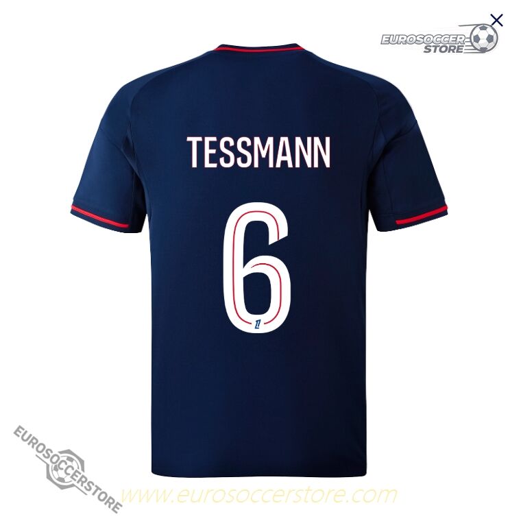 Away Jersey of Olympique Lyonnais Lyon for TESSMANN 6 in the 25-26 season