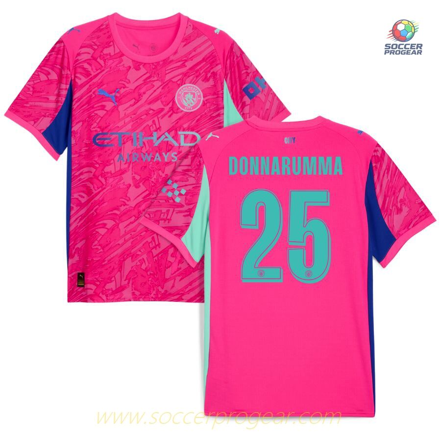 Manchester City Home Goalkeeper Shirt 2025-2026 Season Donnarumma