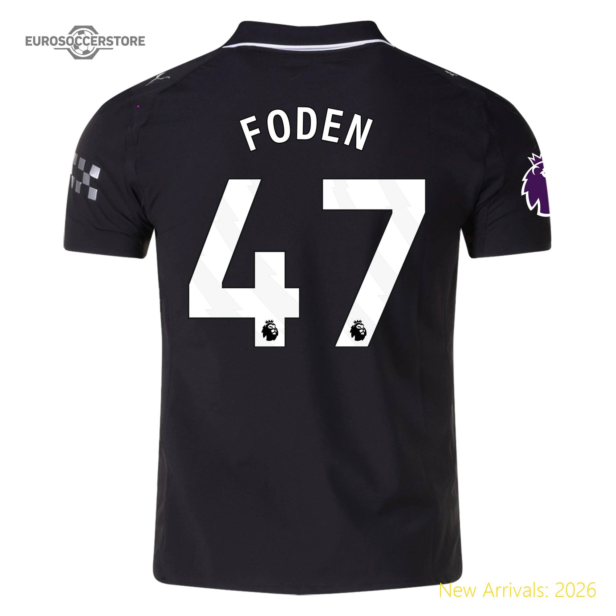 Sleek Design Official Men Mci Football Legend Away Jersey 2023