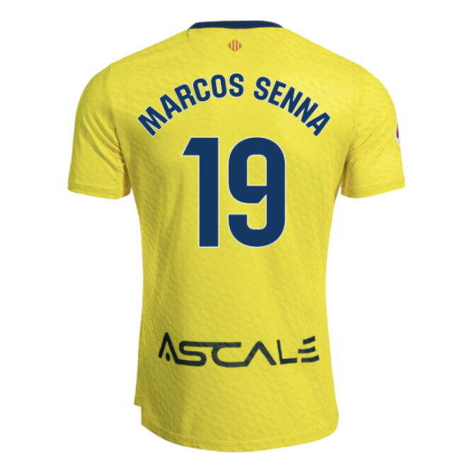 2025-2026 Villarreal Home Shirt (Marcos Senna 19)