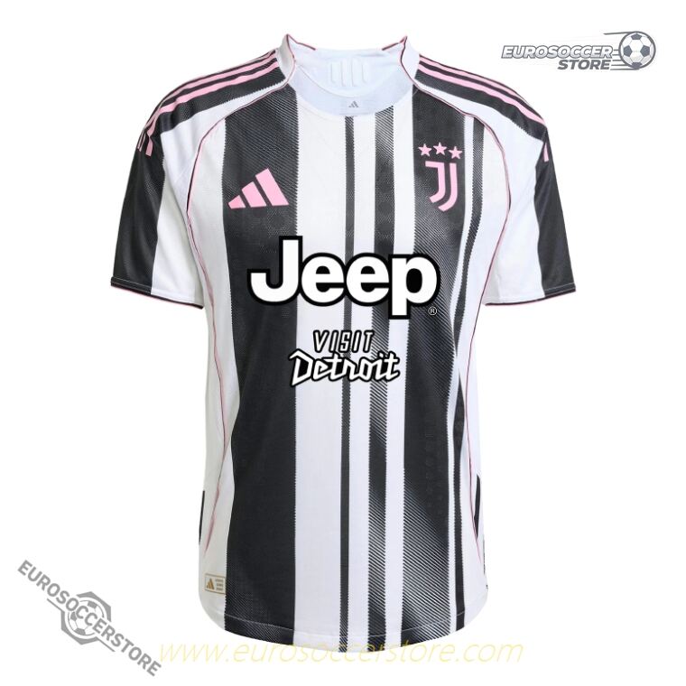 Juventus Home Jersey 25-26 (Player Version) with ADZIĆ 17