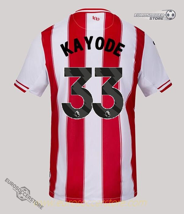 KAYODE's Brentford Home Jersey Number 33 for the 25-26 Season