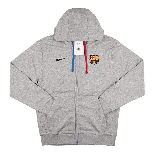 2022-2023 Barcelona Full Zip Fleece Hoodie Hoody for (Adult