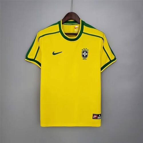 Retro 1998 Brazil Replica Jersey Retro World Cup - Jogo Bonito