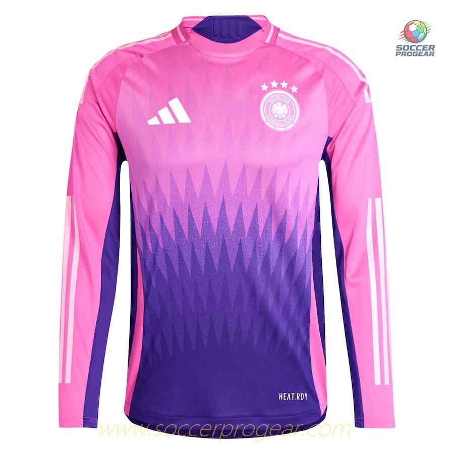 Germany Away Football Soccer Shirt 2024-25 Edition Long Sleeve