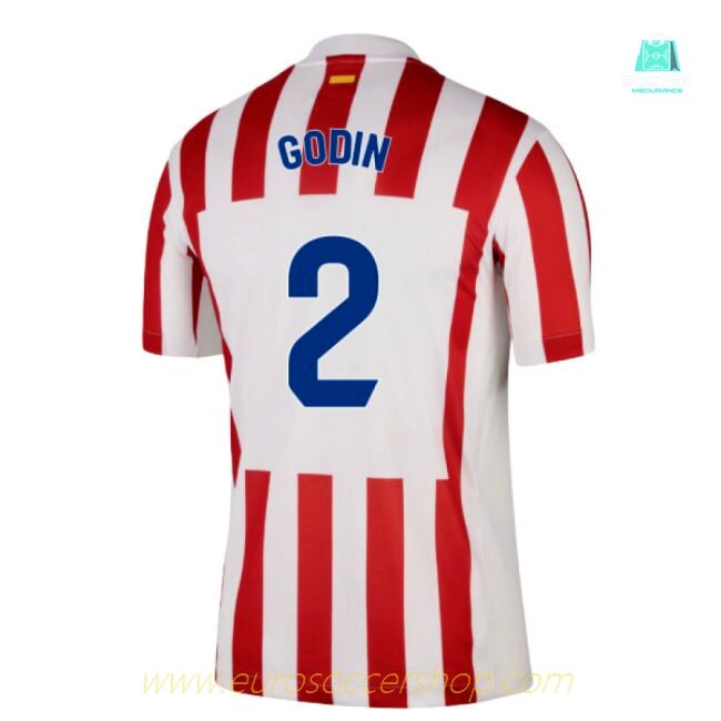 2025-2026 Atletico Madrid Home Shirt (Godin 2)