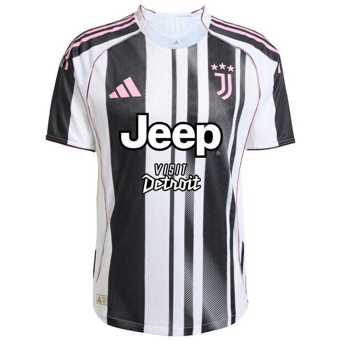 Player Version Juventus Home Soccer Jersey 2025/26 Authentic Kit
