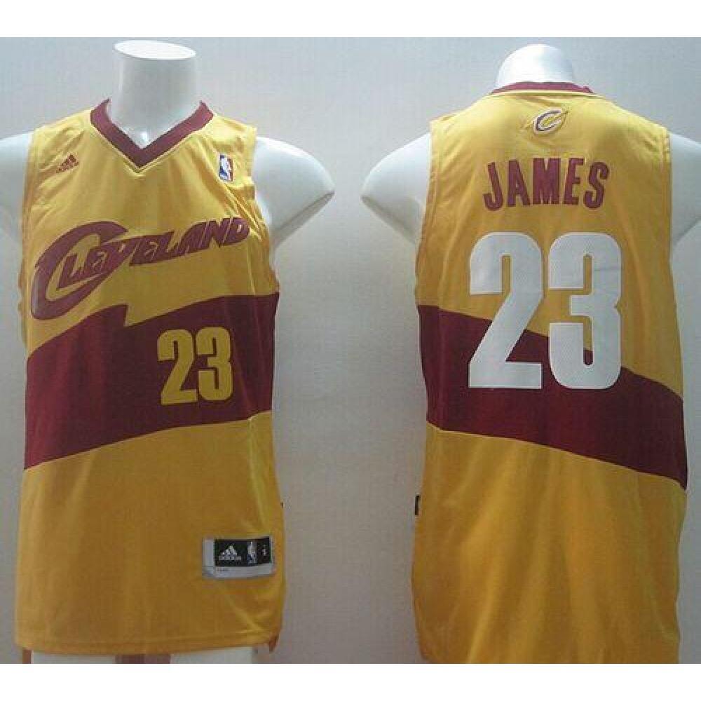 Elite LeBron James23 Yellow Jersey - - Game Day Essential