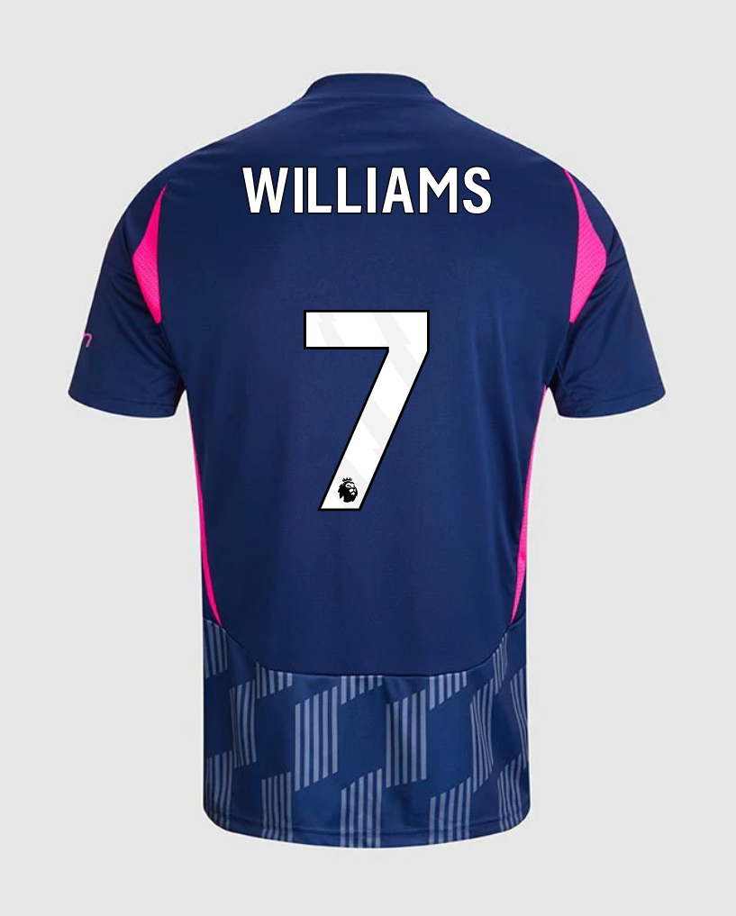 Nottingham Forest 24-25 Season Away Williams #7 Football Jersey