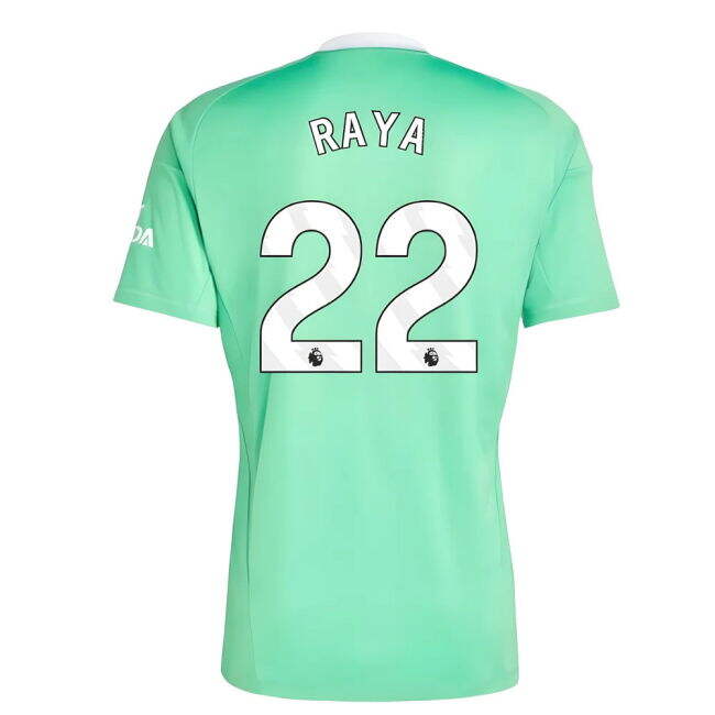 2025-2026 Arsenal Third Goalkeeper Shirt (Green) (Raya 22)