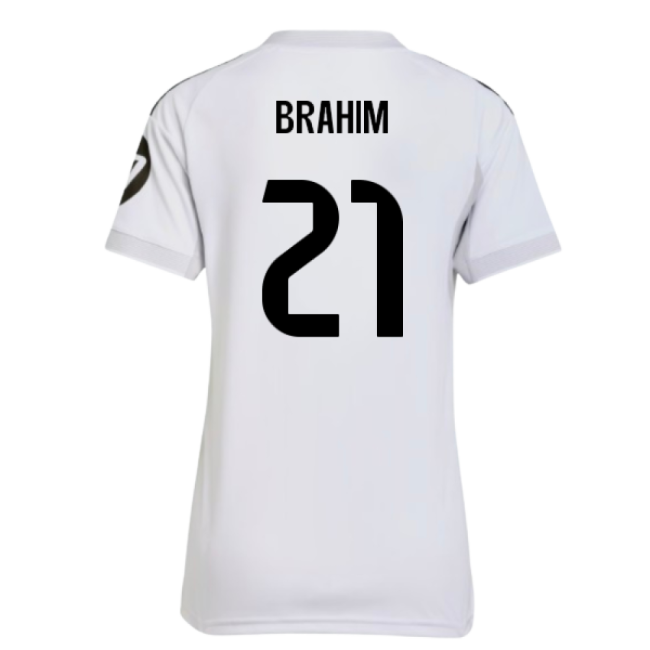 2025-2026 Real Madrid Home Shirt (Womens) (Brahim 21) - Match Day R...
