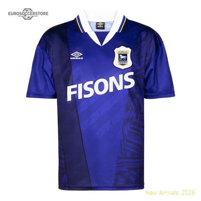 Premium-grade Ipswich Town 1994 Home Retro Shirt (your Name)