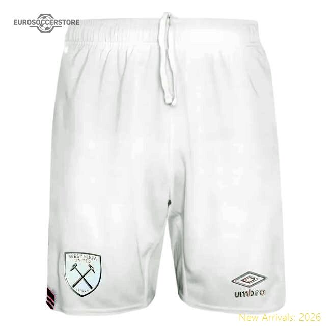 Premium 2023-2024 West Ham Away Shorts (white) - Premium Quality Baby