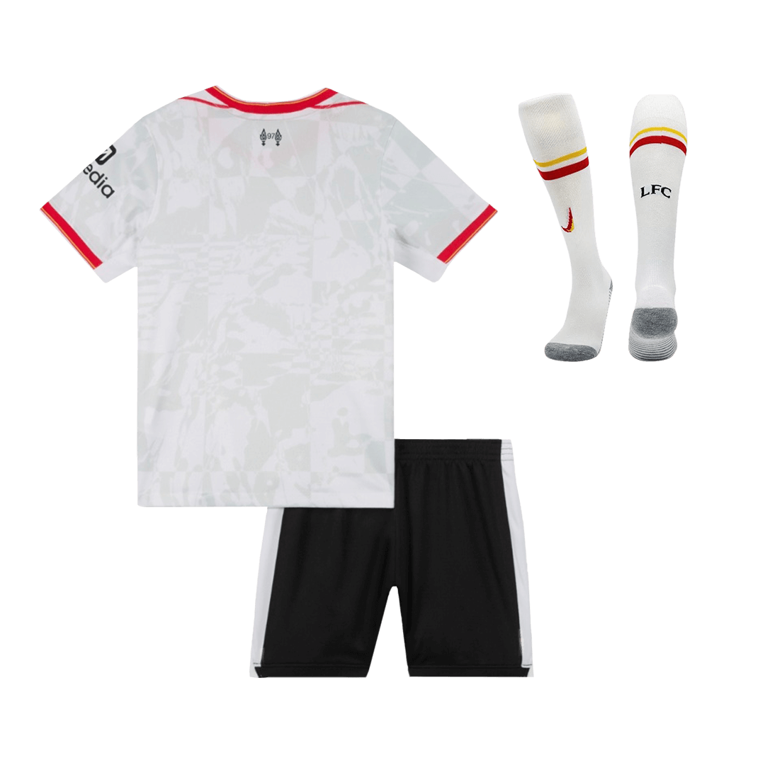 Kid's Liverpool Third Away Soccer Jersey Kit(Jersey+Shorts+Socks) 2024