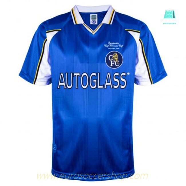 Score Draw Chelsea 1998 Home Shirt (Zola 25)
