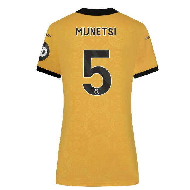 Certified 2025-2026 Wolves Home Shirt (Womens) (Munetsi 5)